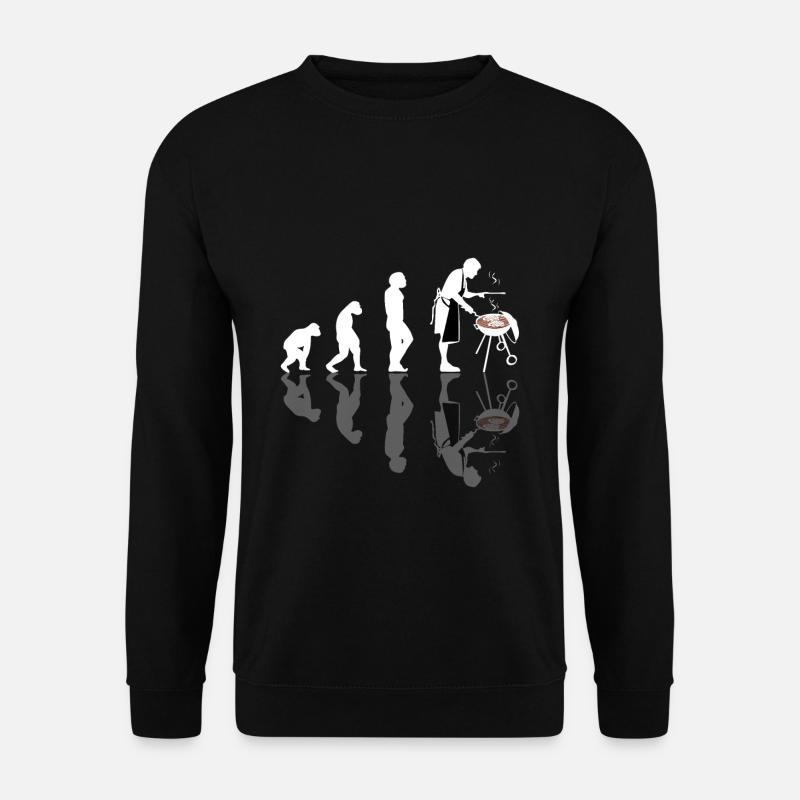 Grillen Evolution - Unisex Pullover - Schwarz