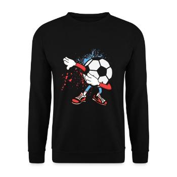 Dab Football - Sweat-shirt Unisexe - noir - Devant - Alina (178cm) & Michal (187cm)