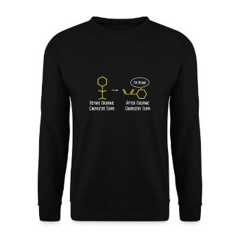 Chimie - Sweat-shirt Unisexe - noir - Devant - Alina (178cm) & Michal (187cm)