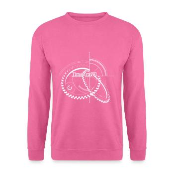 Zeitreise Zeitreisender - Unisex Pullover - Pink - Vorne