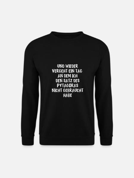 Satz Des Pytagoras - Unisex Pullover - Schwarz