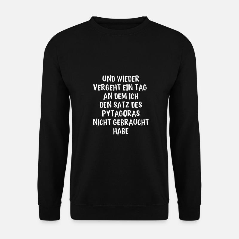 Satz Des Pytagoras - Unisex Pullover - Schwarz