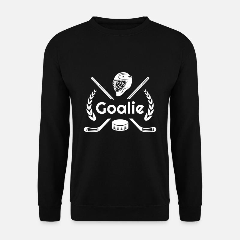 Goalie Eishockey - Unisex Pullover - Schwarz