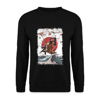 Japon - Sweat-shirt Unisexe - noir - Devant - Alina (178cm) & Michal (187cm)
