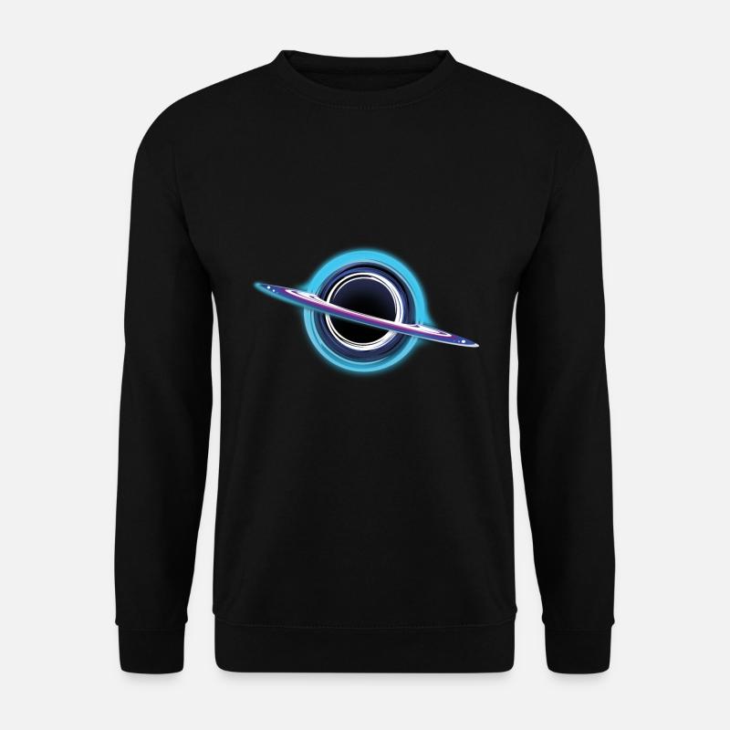 Schwarzes Loch Universum - Unisex Pullover - Schwarz