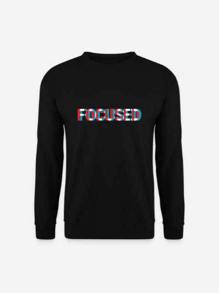 3D focus - Unisex Sweatshirt - black
