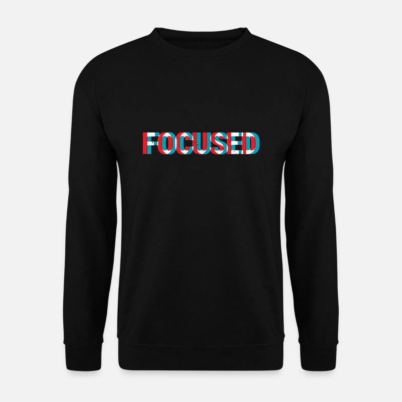 3D focus - Unisex Sweatshirt - black