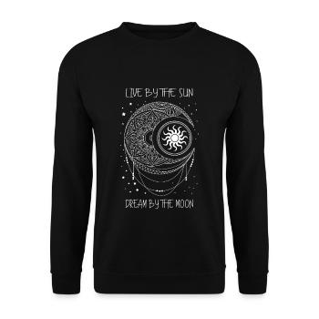 dream catcher - Unisex Sweatshirt - black - Front - Alina (178cm) & Michal (187cm)