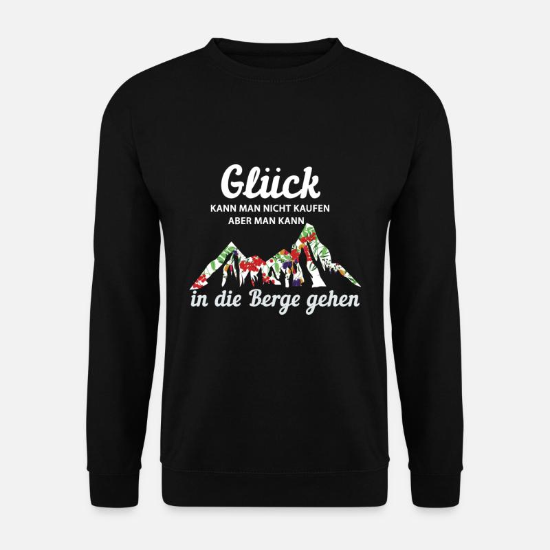 Glück Kann Man Nicht Kaufen - Unisex Pullover - Schwarz
