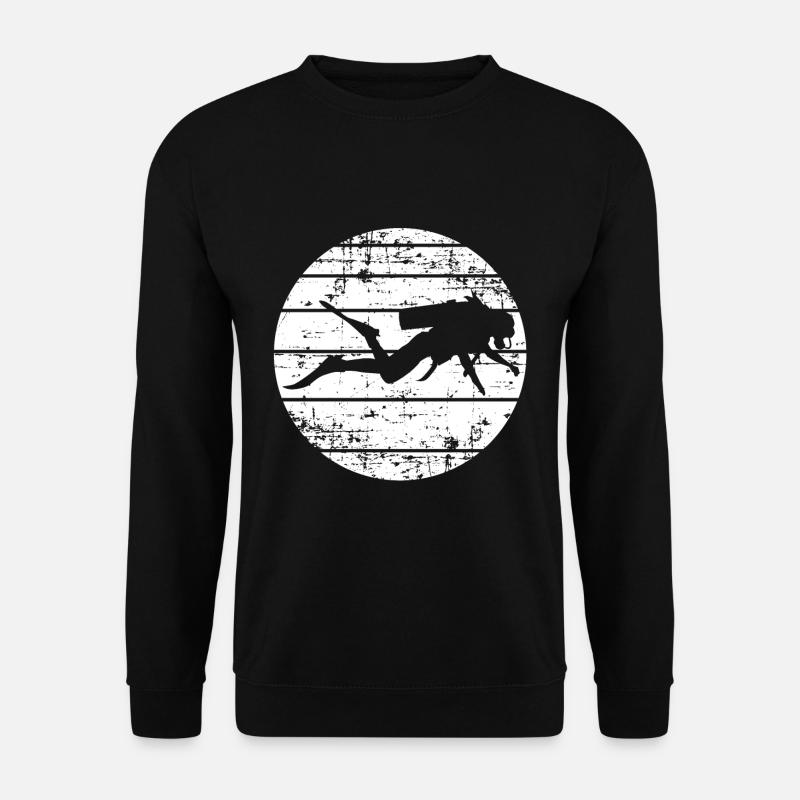 Diving silhouette - Unisex Sweatshirt - black