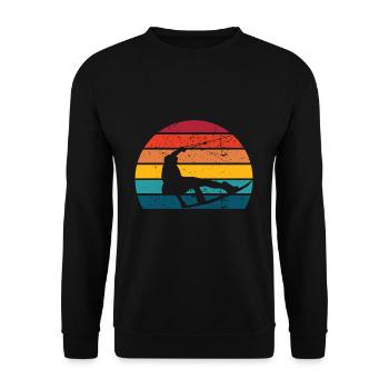 wakeboard - Sweat-shirt Unisexe - noir - Devant - Alina (178cm) & Michal (187cm)
