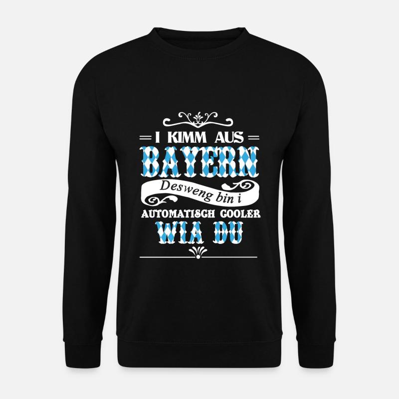 I Kimm Aus Bayern - Unisex Pullover - Schwarz