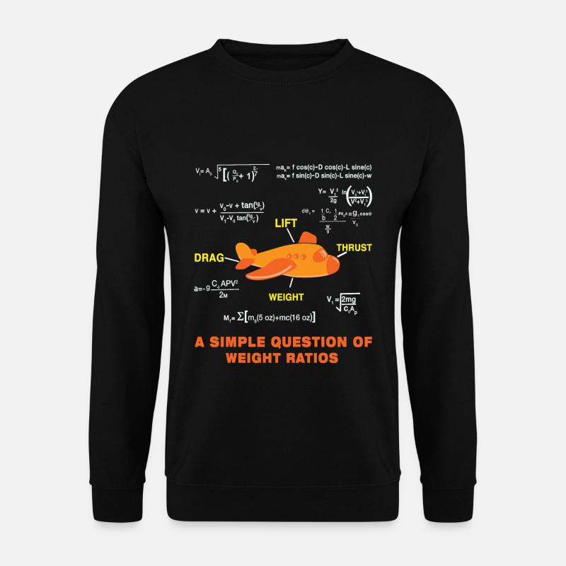 Som fly flyver - Unisex sweater - sort