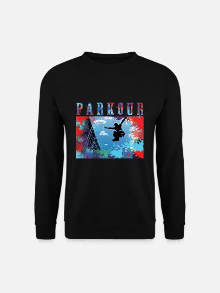 Parkour - Sweat-shirt Unisexe - noir