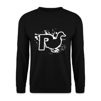 Duck pension - Unisex Sweatshirt - black - Front - Alina (178cm) & Michal (187cm)
