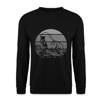 weld - Unisex Sweatshirt - black - Front - Alina (178cm) & Michal (187cm)