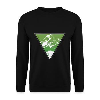 Résumé de la montagne - Sweat-shirt Unisexe - noir - Devant - Alina (178cm) & Michal (187cm)