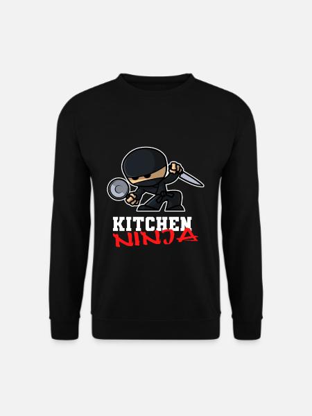 Kitchen ninja - Unisex Sweatshirt - black