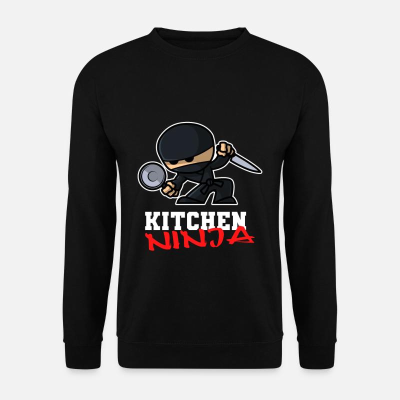 Küchen Ninja - Unisex Pullover - Schwarz