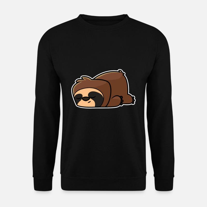 Faules Faultier - Unisex Pullover - Schwarz
