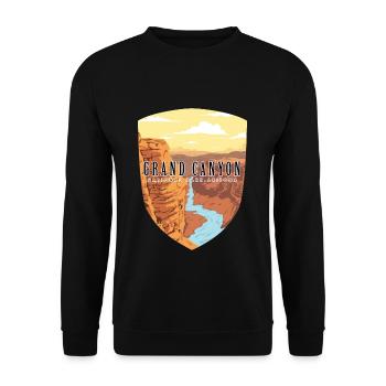 Grand Canyon - Unisex Pullover - Schwarz - Vorne - Alina (178cm) & Michal (187cm)