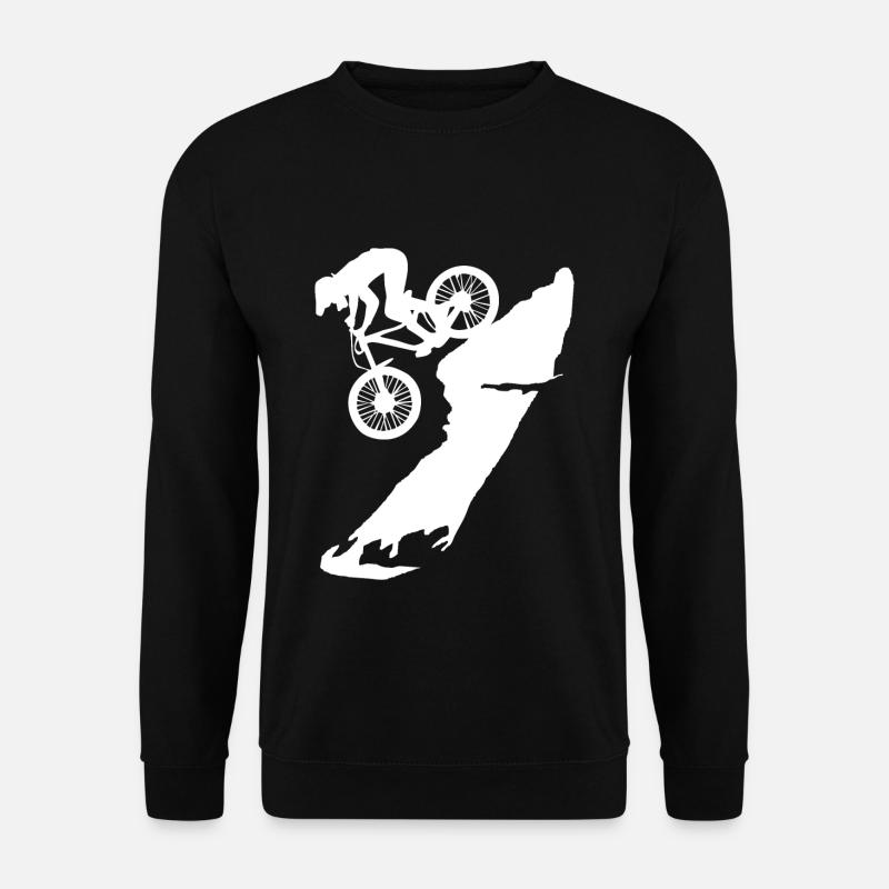 MTB downhill - Unisex Sweatshirt - black