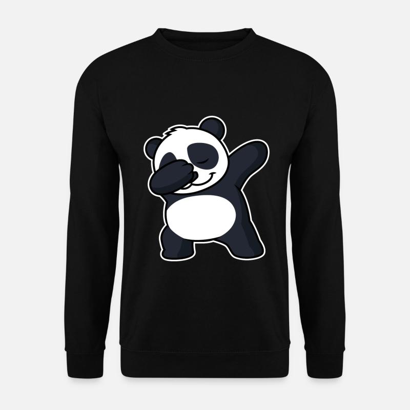 DAB Panda - Unisex Pullover - Schwarz
