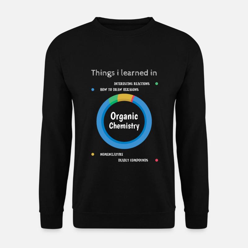 Organische Chemie - Unisex Pullover - Schwarz