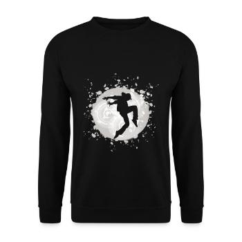 Tänzer - Unisex Pullover - Schwarz - Vorne - Alina (178cm) & Michal (187cm)