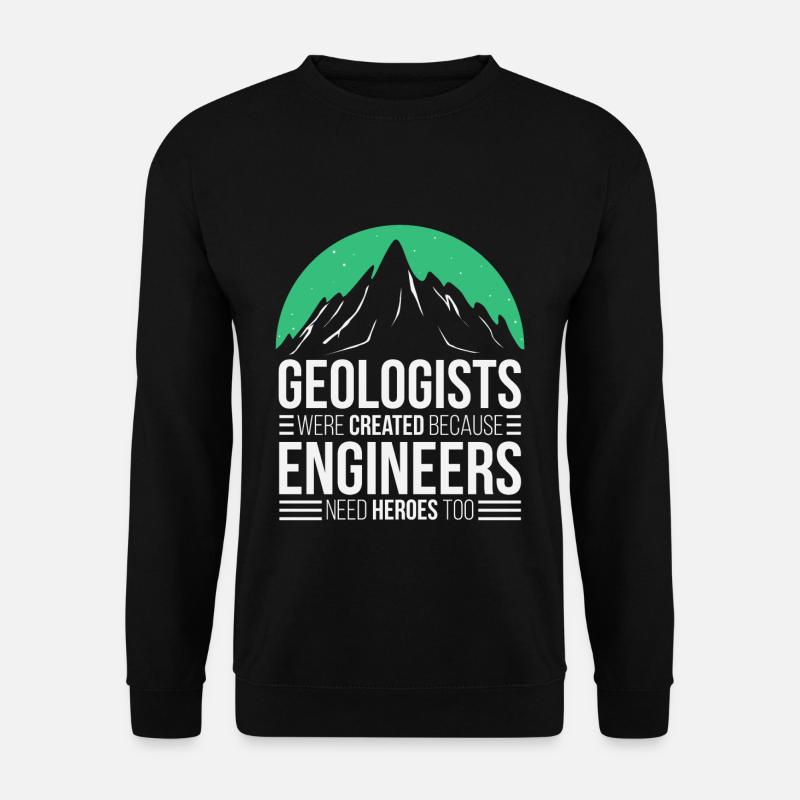 Geologe Lustig - Unisex Pullover - Schwarz
