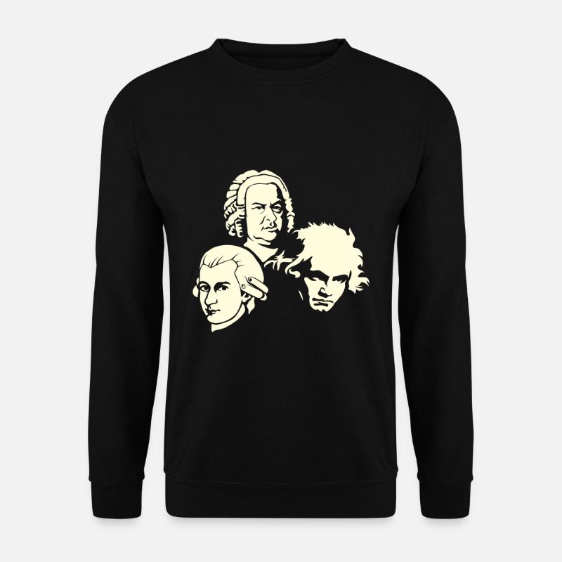 Beethoven Bach Mozart - Unisex Pullover - Schwarz