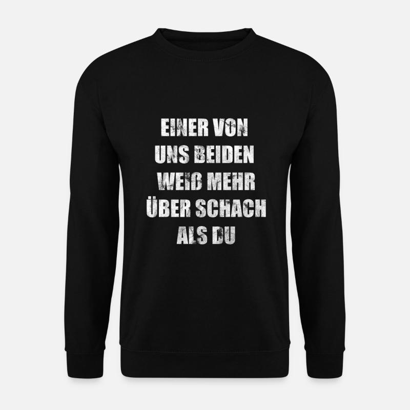 Schach - Unisex Pullover - Schwarz