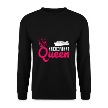 Kreuzfahrt - Unisex Pullover - Schwarz - Vorne - Alina (178cm) & Michal (187cm)