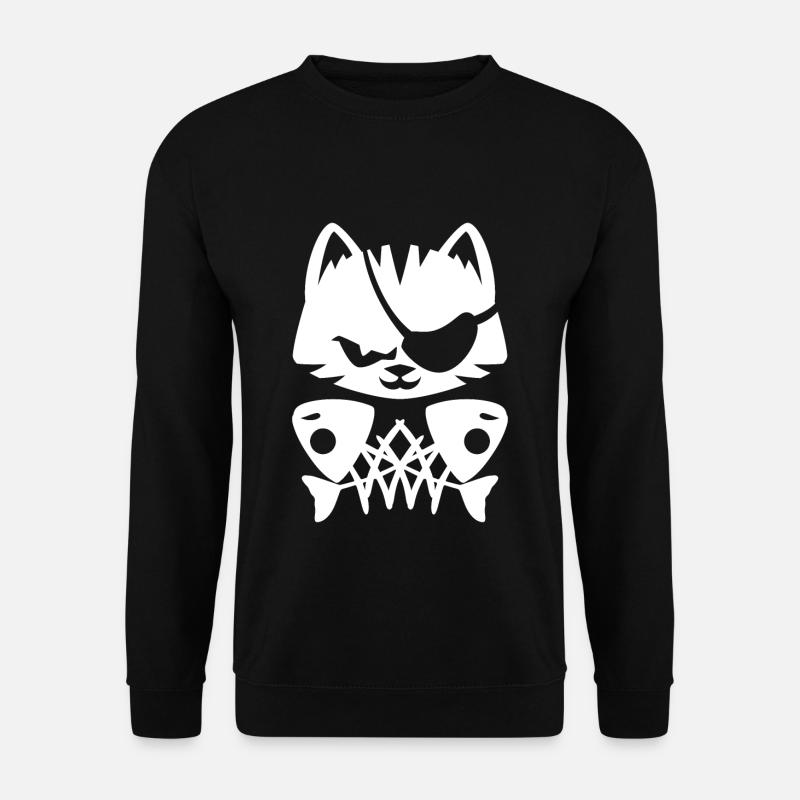 Pirate kitten - Unisex Sweatshirt - black