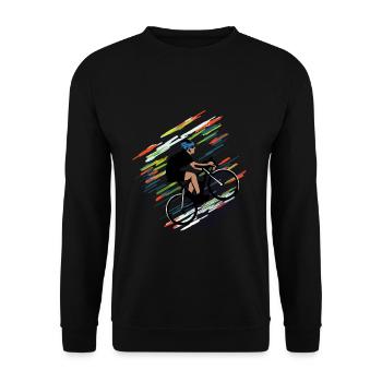 Cyclisme - Sweat-shirt Unisexe - noir - Devant - Alina (178cm) & Michal (187cm)