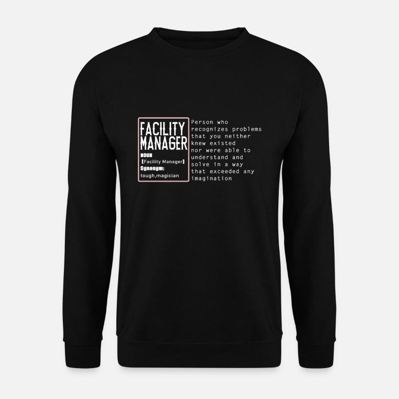 Hausmeister Lustig - Unisex Pullover - Schwarz