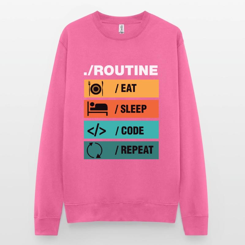 Eat Sleep Code Repeat Programmer Unisex Sweatshirt