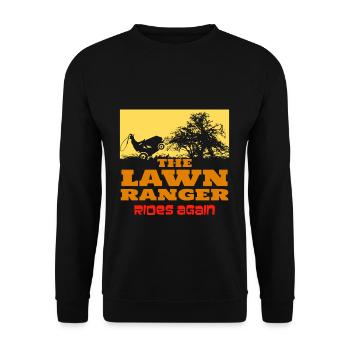 Rasen Ranger - Unisex Pullover - Schwarz - Vorne - Alina (178cm) & Michal (187cm)