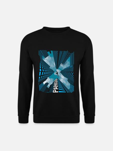 Parkour skyline - Unisex Sweatshirt - black