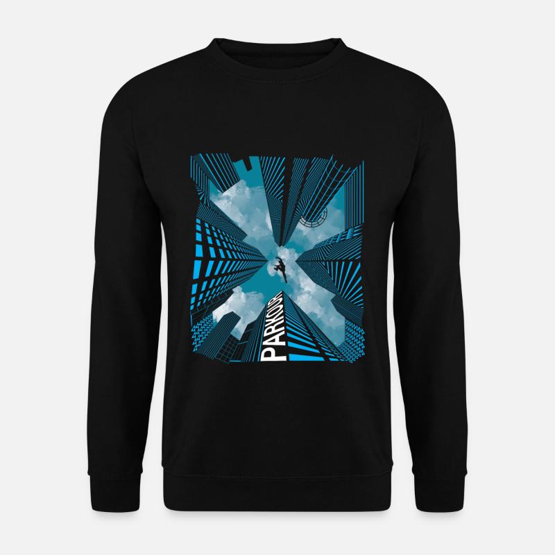 Parkour skyline - Unisex Sweatshirt - black