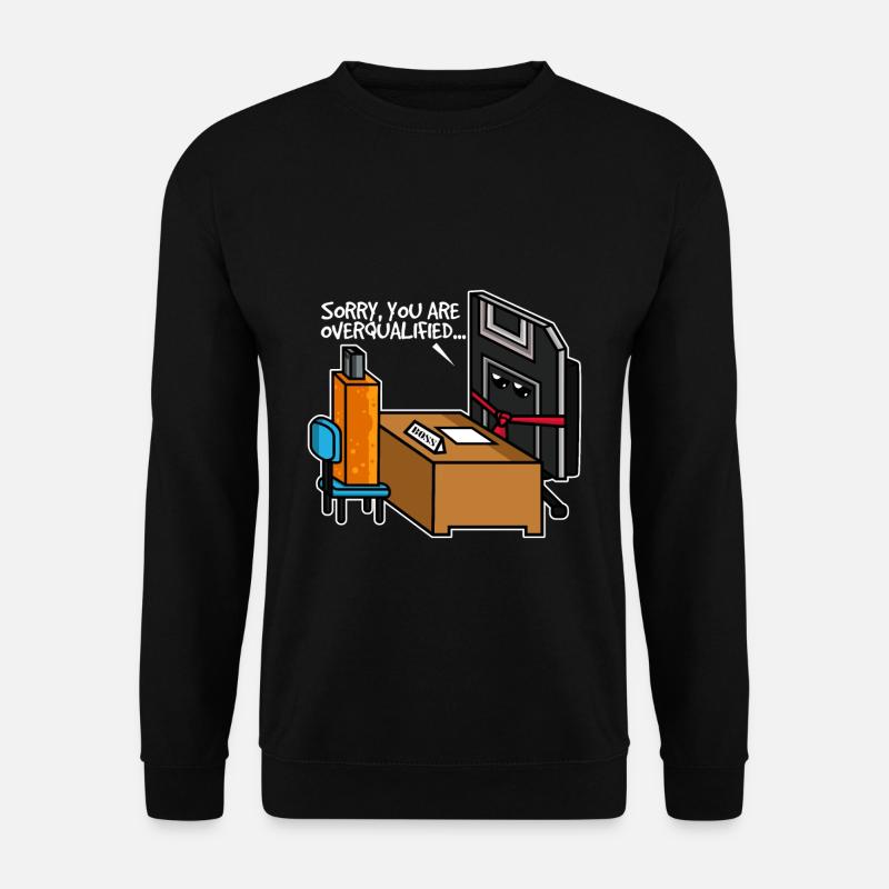 USB stick job interview - Unisex Sweatshirt - black