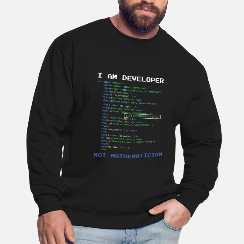 I am a developer Unisex Sweatshirt