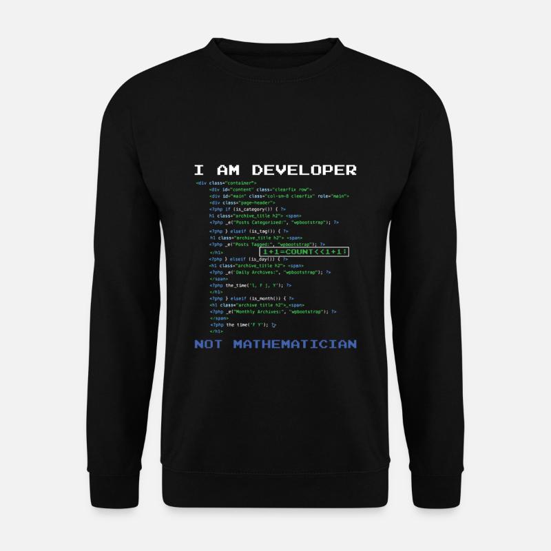 Ich Bin Entwickler - Unisex Pullover - Schwarz