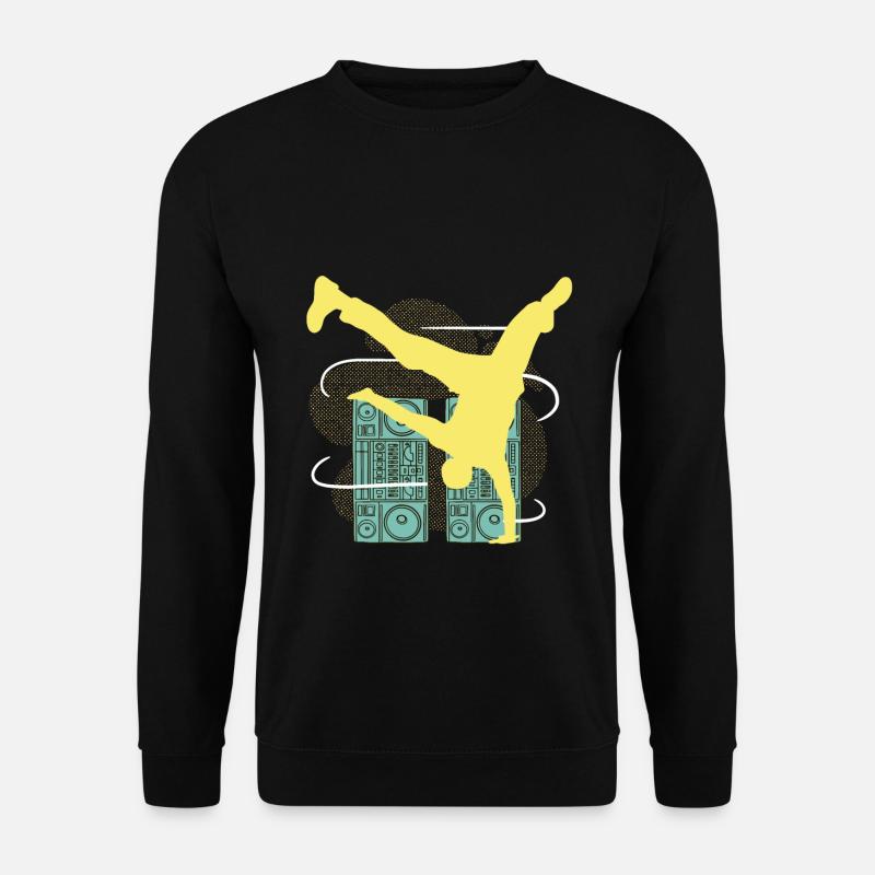 Breakdancer hip hop - Unisex Sweatshirt - black