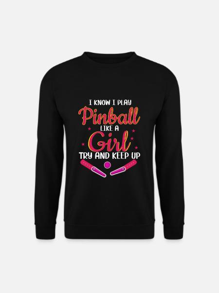 Pinball - Unisex Pullover - Schwarz