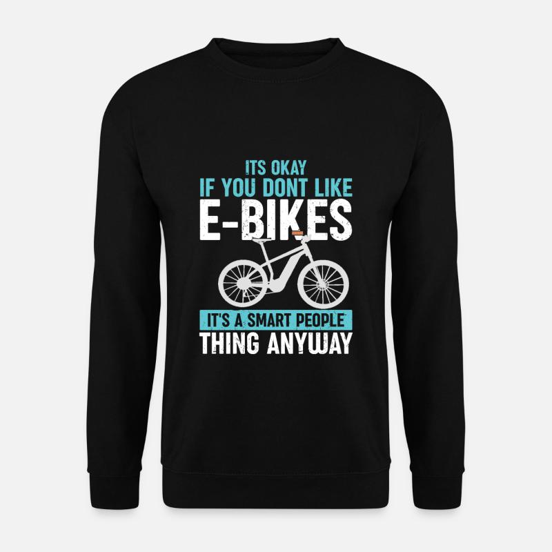 E-Biker - Unisex Pullover - Schwarz