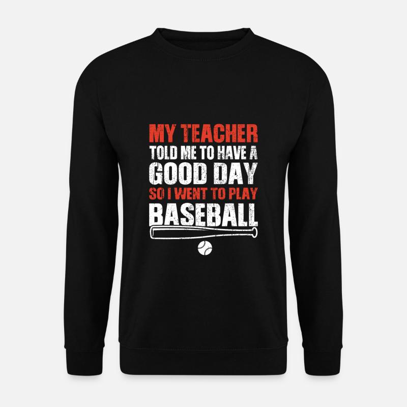 Baseball - Unisex Pullover - Schwarz
