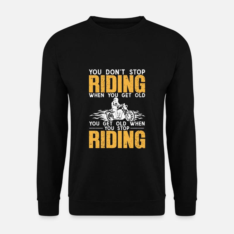 motorcyclist - Unisex Sweatshirt - black