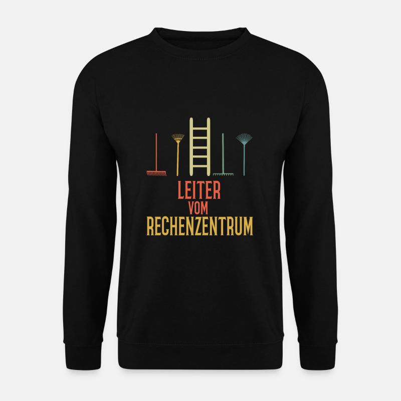 Leiter Vom Rechenzentrum Witziges - Unisex Pullover - Schwarz