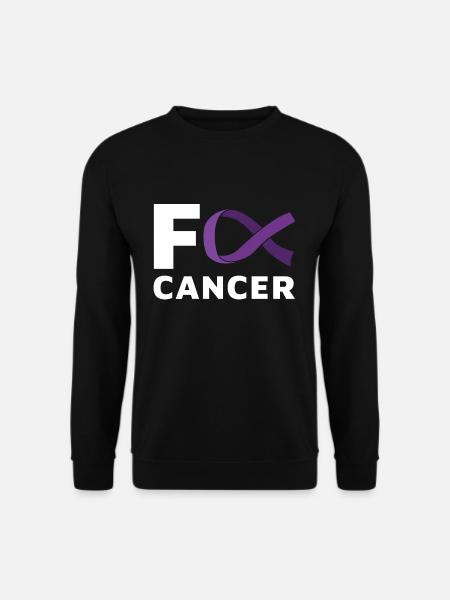 F Cancer Purple Pancreatic Cancer - Unisex Pullover - Schwarz